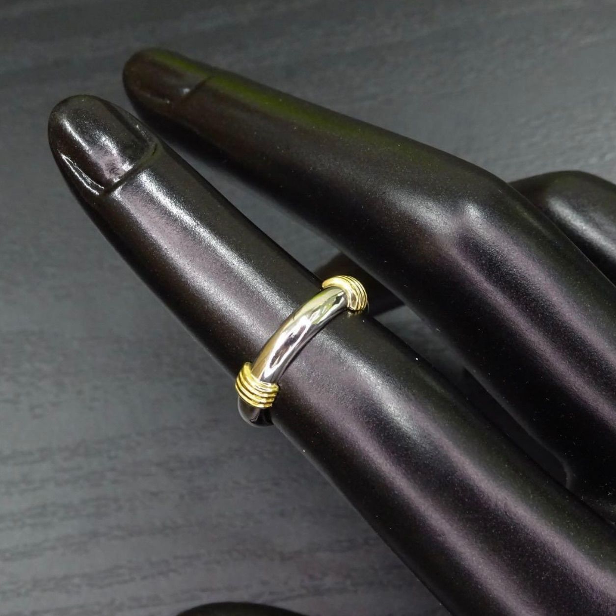 ChristianDior 750(18金K18)プラチナpt950リング7号半 ChristianDior 750(18金K18)プラチナpt950リング7号半