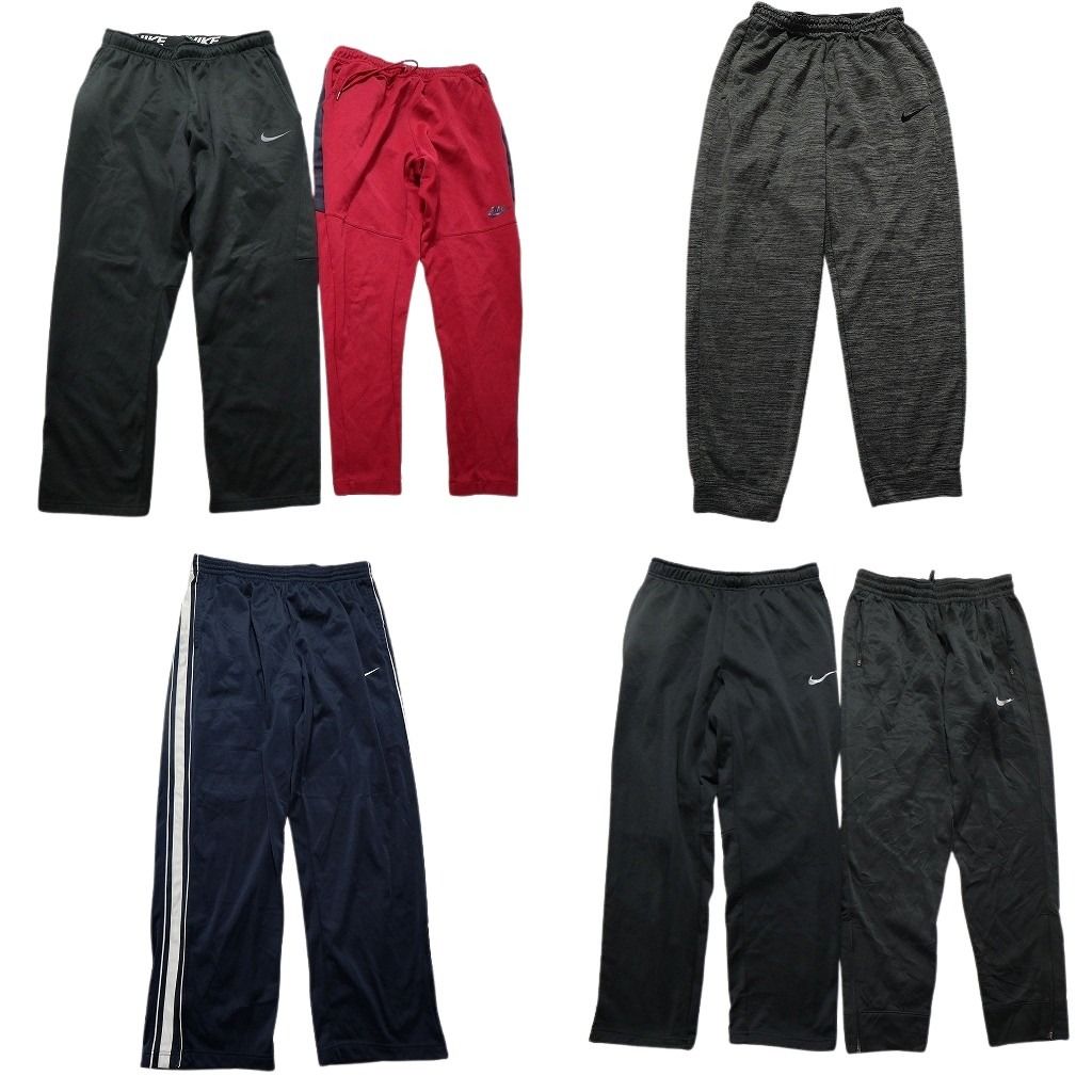 古着卸 まとめ売り ナイキ NIKE ジャージ パンツ 6枚セット メンズ M |Ｌ ワイド スウォッシュ トレーニングパンツ 古着 NC0858