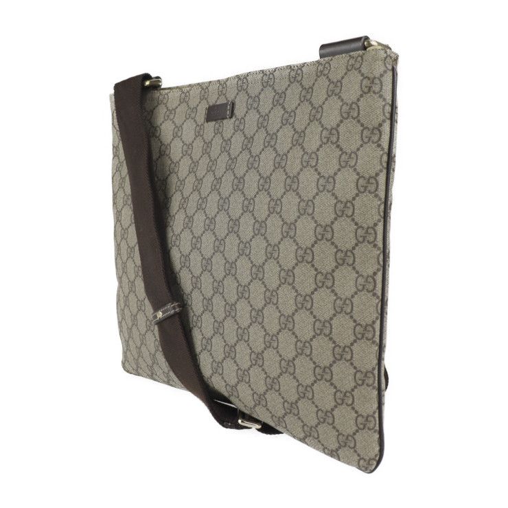 GUCCI グッチ ショルダーバッグ 201446 GGスプリームキャンバス レザー 