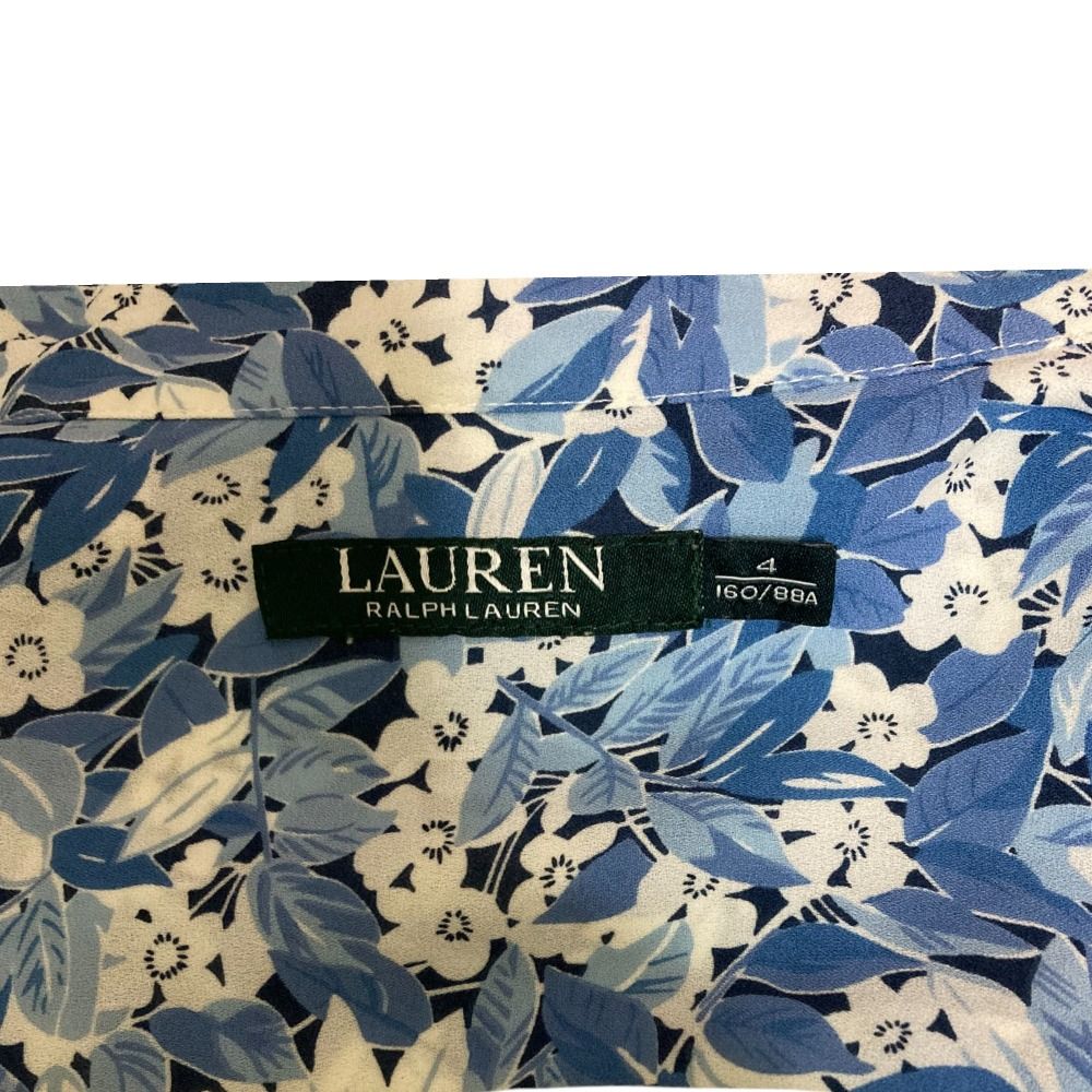 美品 LAUREN RALPH LAUREN ローレンラルフローレン フラワー