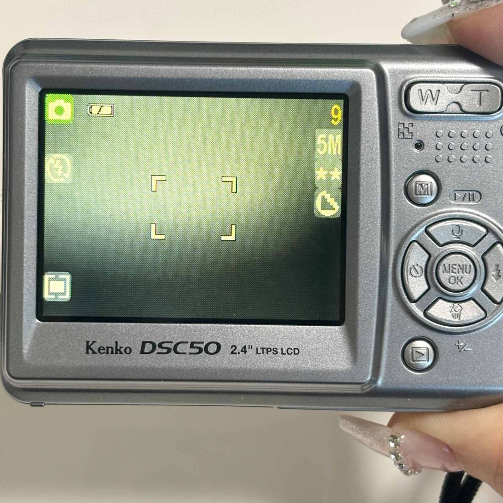Kenko コンパクトデジタルカメラ シルバー 送料無料】【訳アリ/動作品】Kenko/ケンコー/DSC50N/シルバー