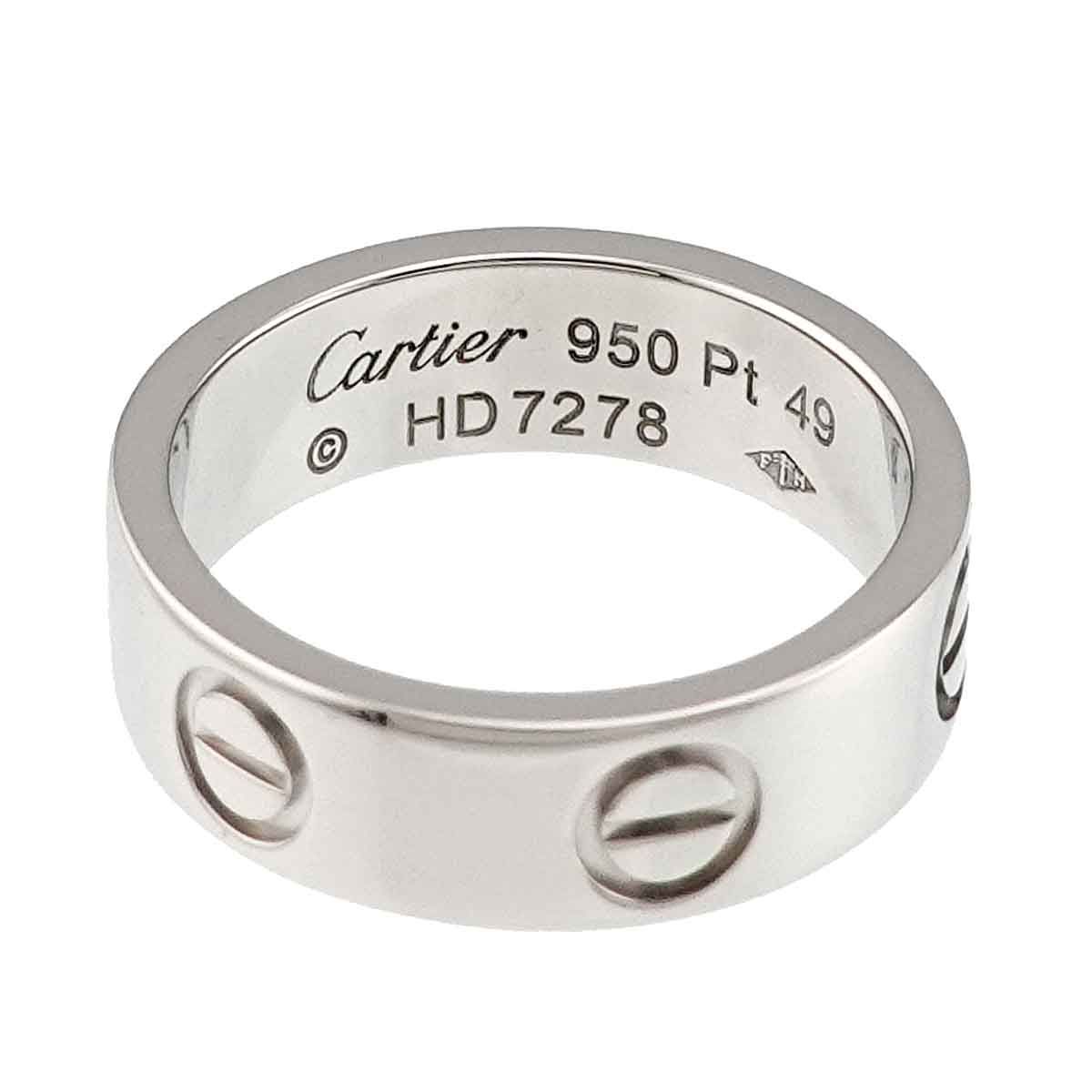 Cartier Love Ring PT #49 9号 Cartier Love Ring PT #49 9号