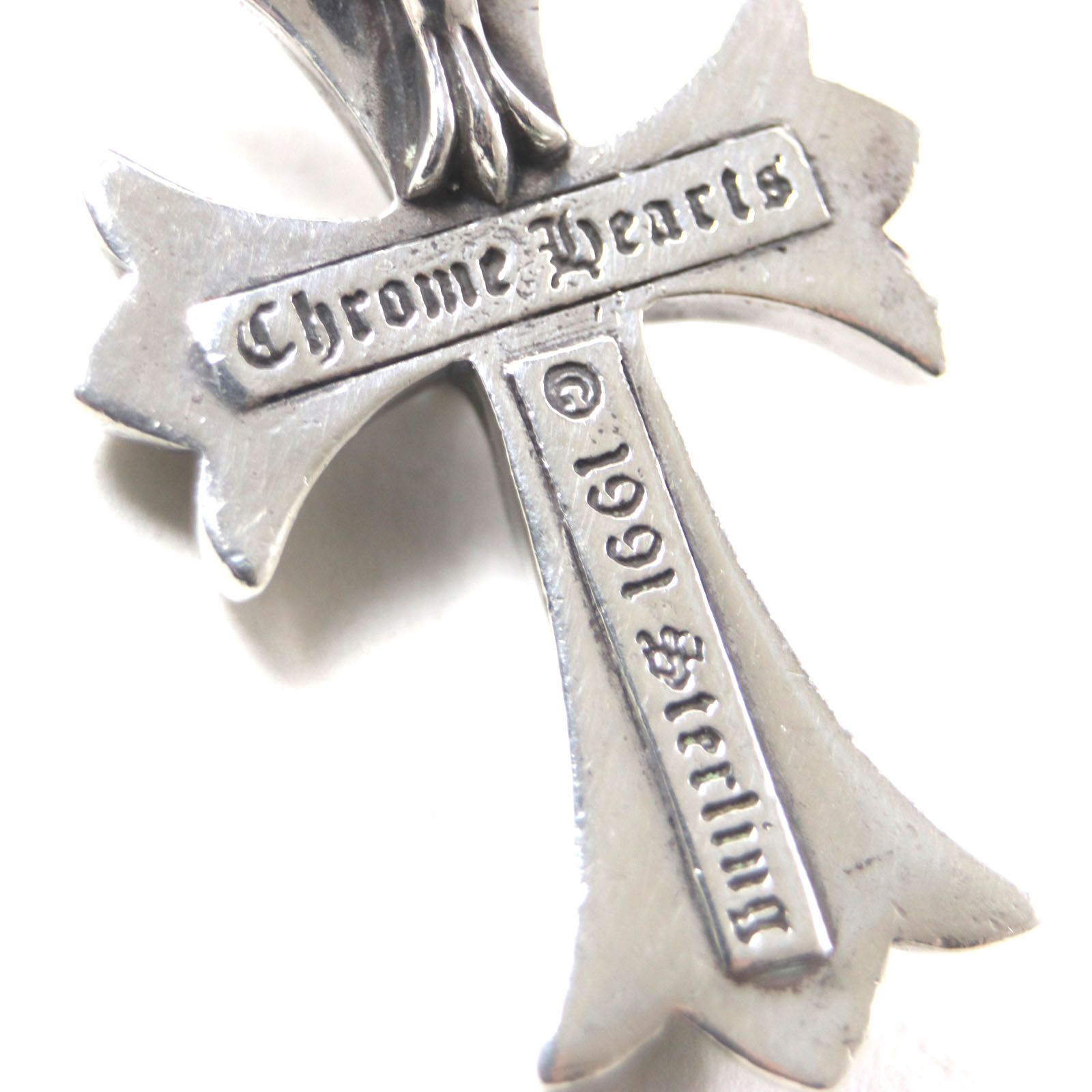 CHROME HEARTSクロムハーツスモールCHクロスレザーブレイド付き