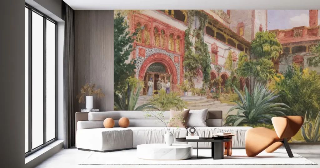 葛飾北斎 壁紙アート 冨嶽三十六景 凱風快晴 クロス 日本画 デザイン