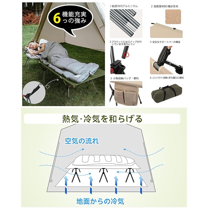 キャンプコット