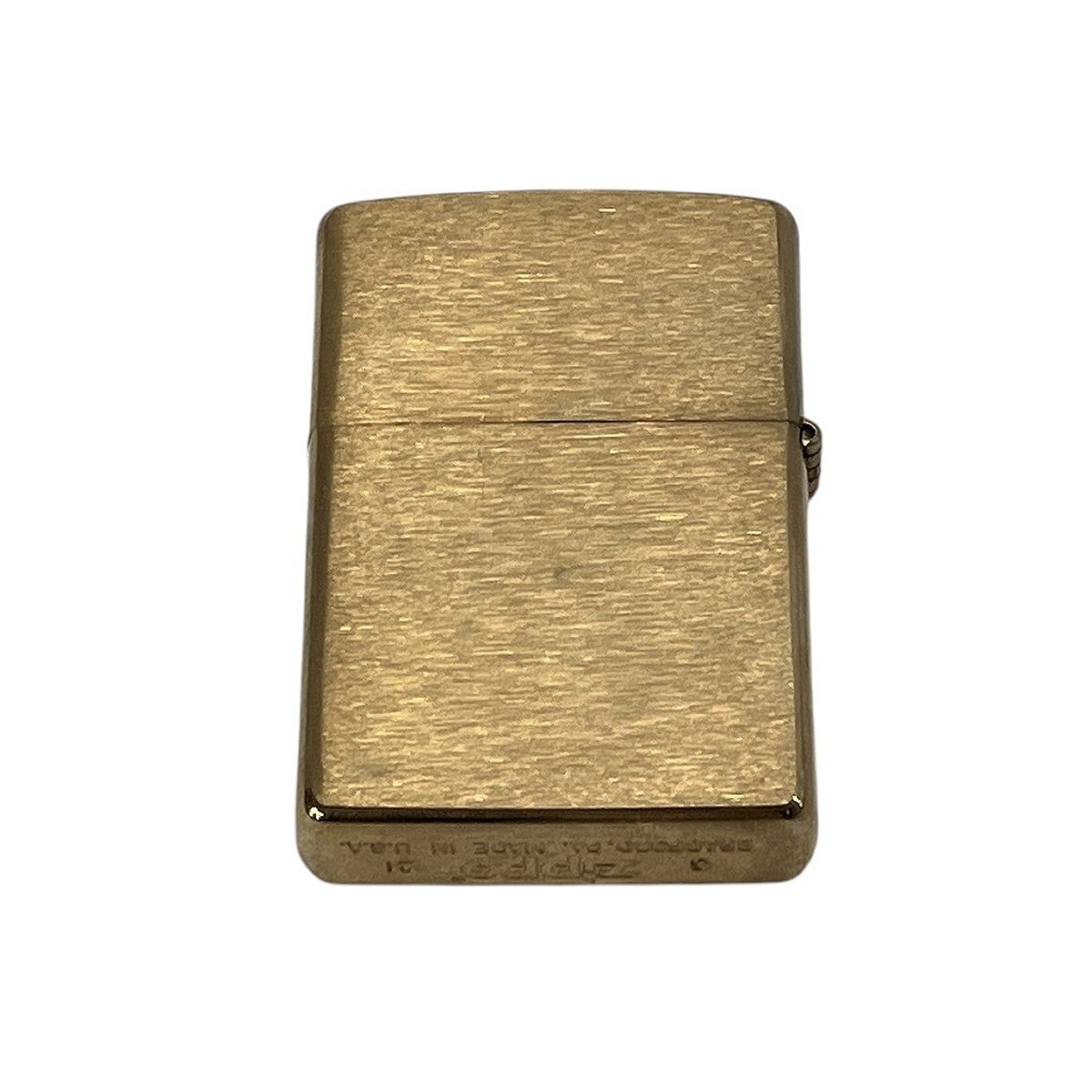 Zippo 6 SOLID BRASS オイルライター ジッポ ジャンク W10020691