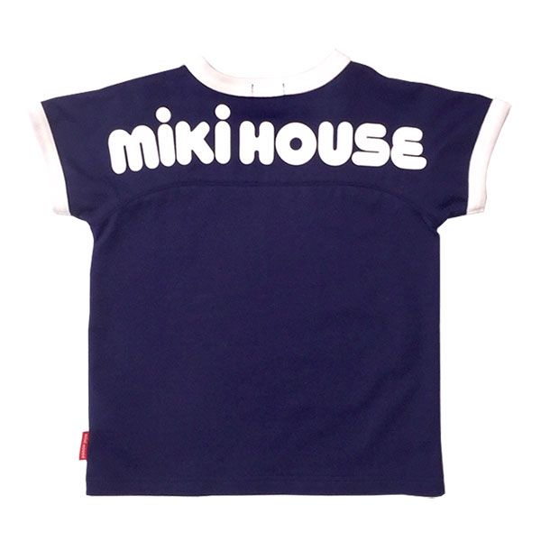 【美品】ミキハウス　ロゴ マルチ カラフル Tシャツ 120サイズ ○40%OFFセール○ミキハウス mikihouse ロゴ半袖Tシャツ 120cm