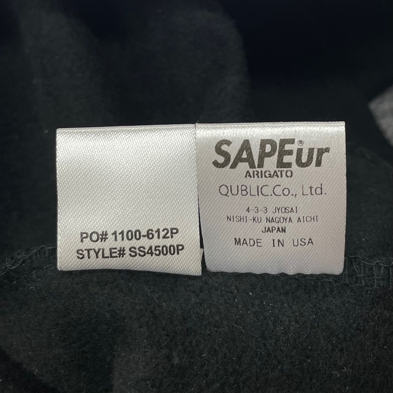 新品 SAPEur × ANTI SOCIAL SOCIAL CLUB コラボ ロッドマン スウェット 