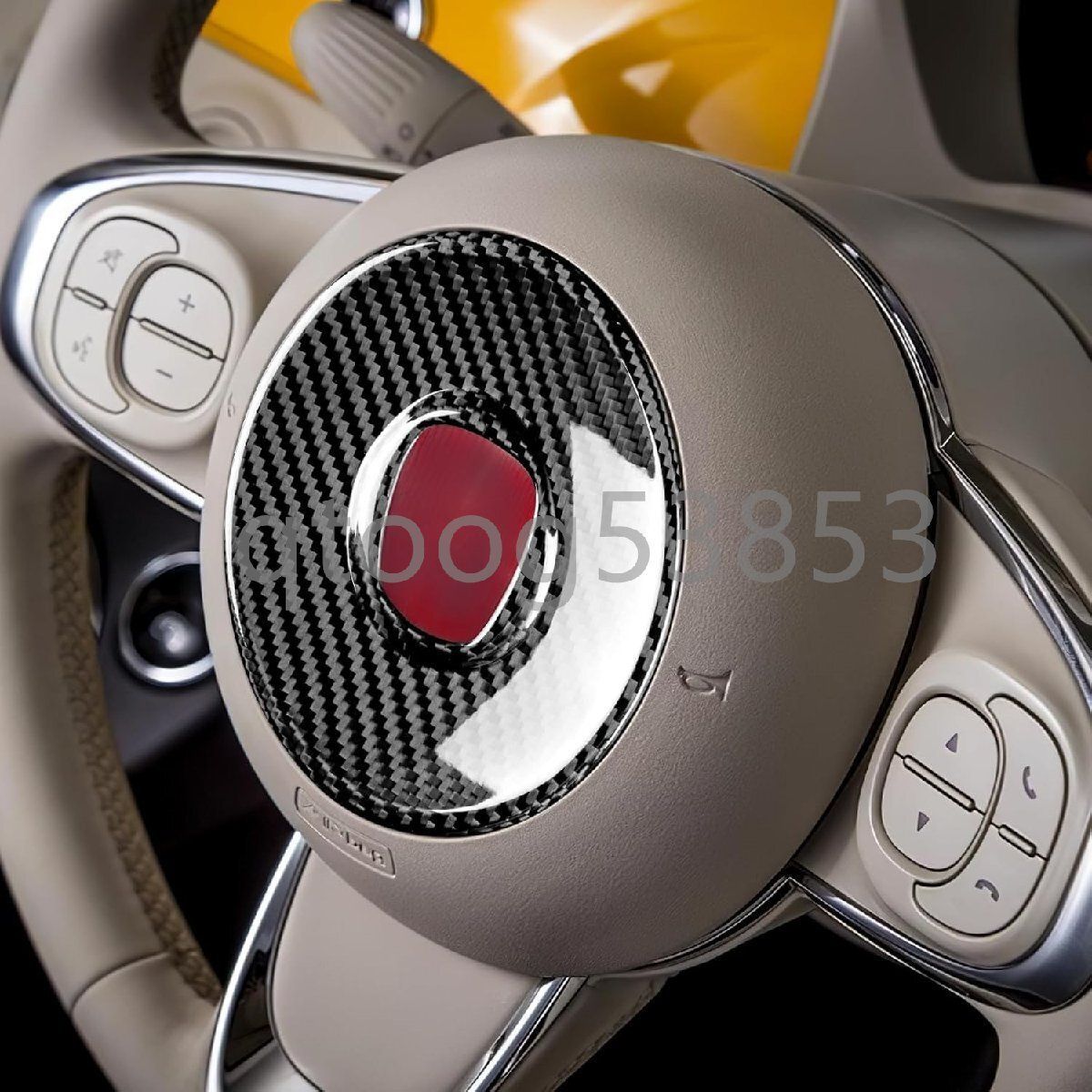 Fiat フィアット 500 アバルト 595 595C 695 Abarth 2008-2025 内装 パーツ リアルハードカーボンファイバ