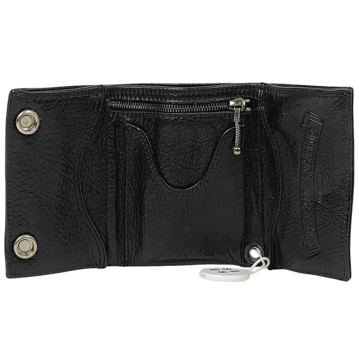 クロムハーツ 三つ折り財布 CHRONIC HEARTS ブラック三つ折り財布 クロムハーツ 財布！入荷！3