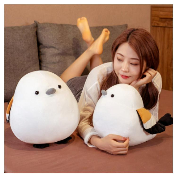 鳥のぬいぐるみ 小型 ふわふわ シマエナガ ぬいぐるみ 抱き枕 動物 可愛い 小さい鳥 おもちゃ