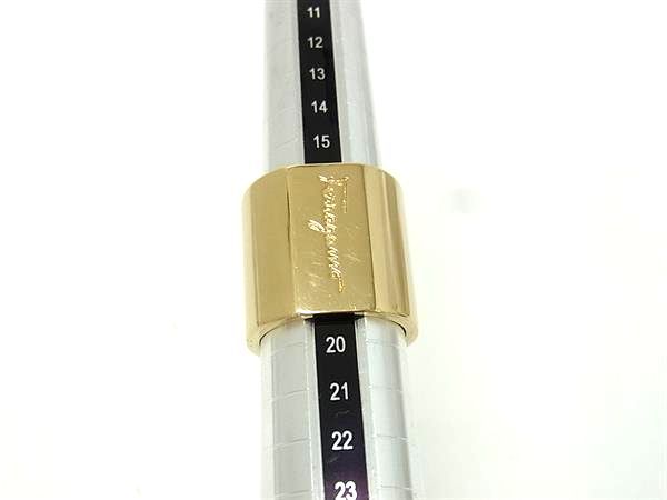 □美品□ Salvatore Ferragamo フェラガモ スカーフリング