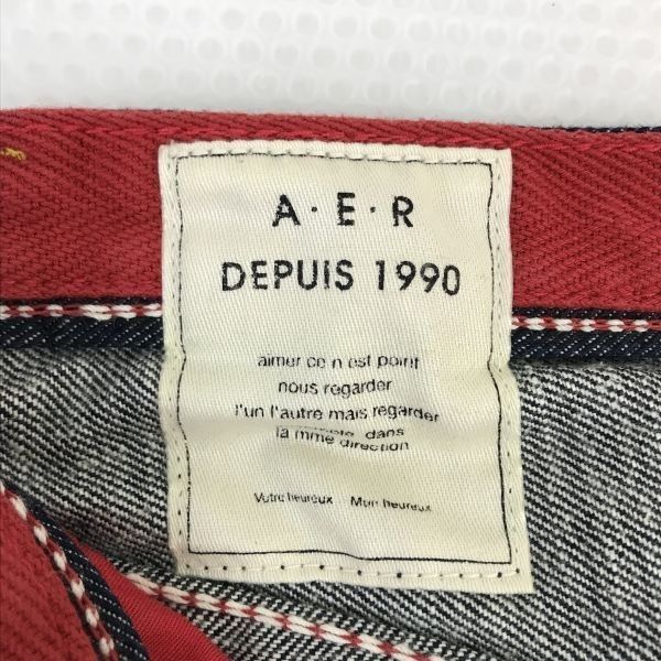 ご購入済みです【アダムエロペ】AER DEPUIS 1990 デニムパンツ 日本製☆アダムエロペ/AER DEPUIS 1990☆デニムパンツ/ジーンズ
