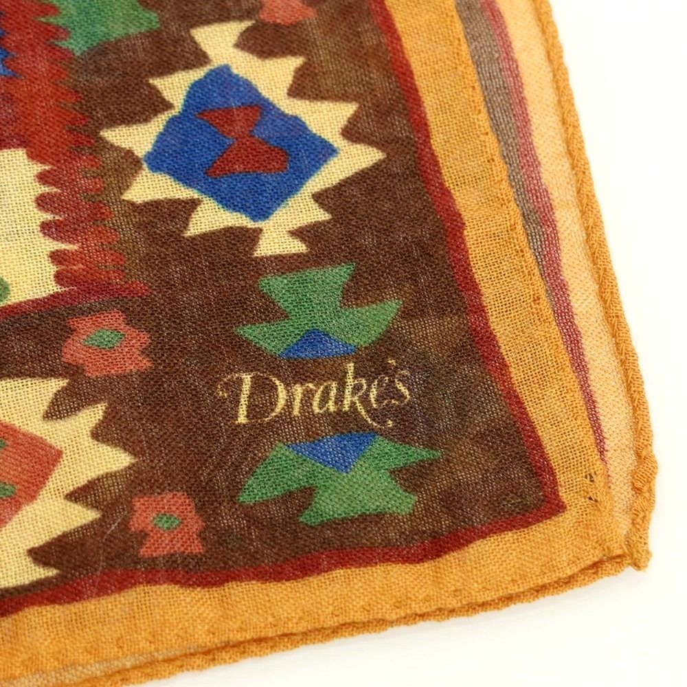 【未使用】Drake'sハンカチ ポケットチーフ ドレイクス 2020年秋冬ポケットチーフコレクション！｜Drake's銀座店 Naka