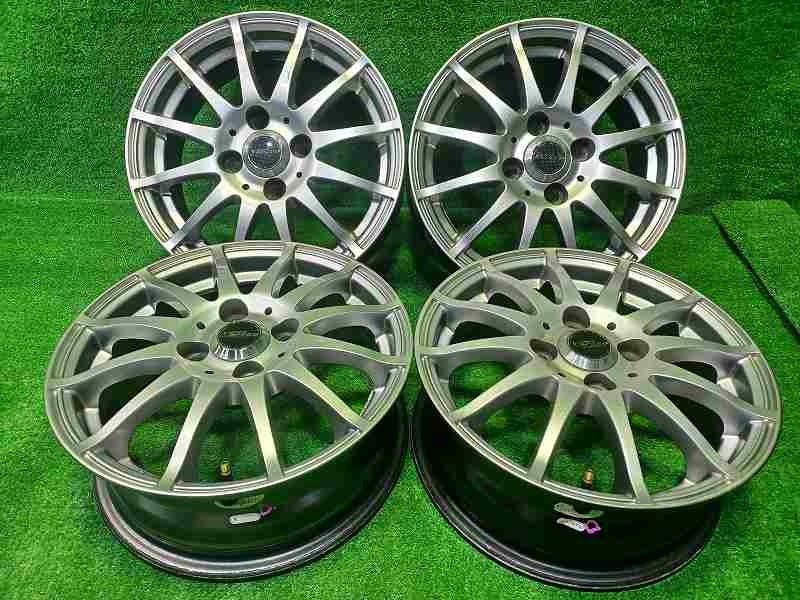 社外 クロススピード 14ｲﾝﾁ 5.5J 4穴 4本 100 45