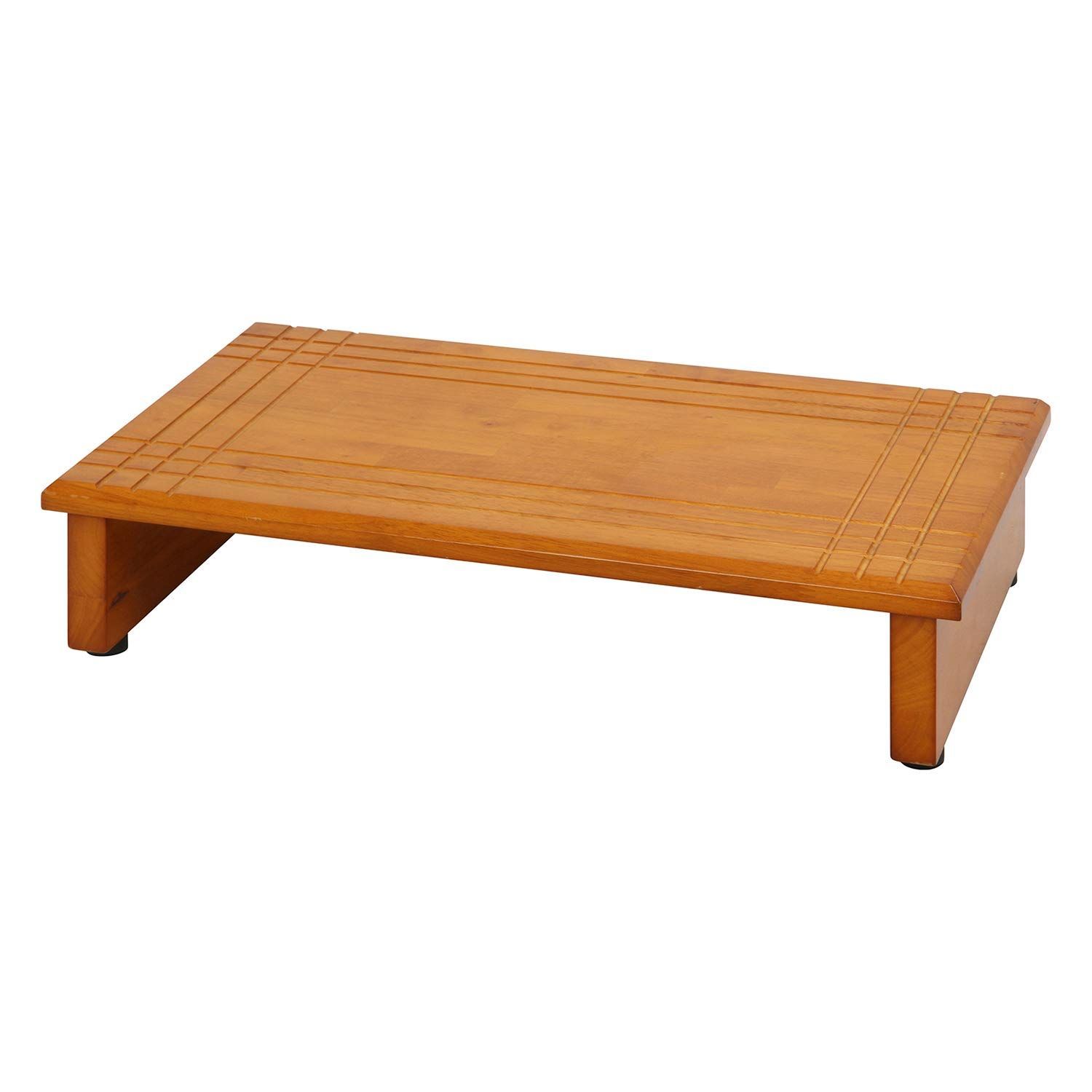 いっしー 在庫処分】幅60cm 段差ステップ 天然木 台 玄関 製 玄関台 88989 不二