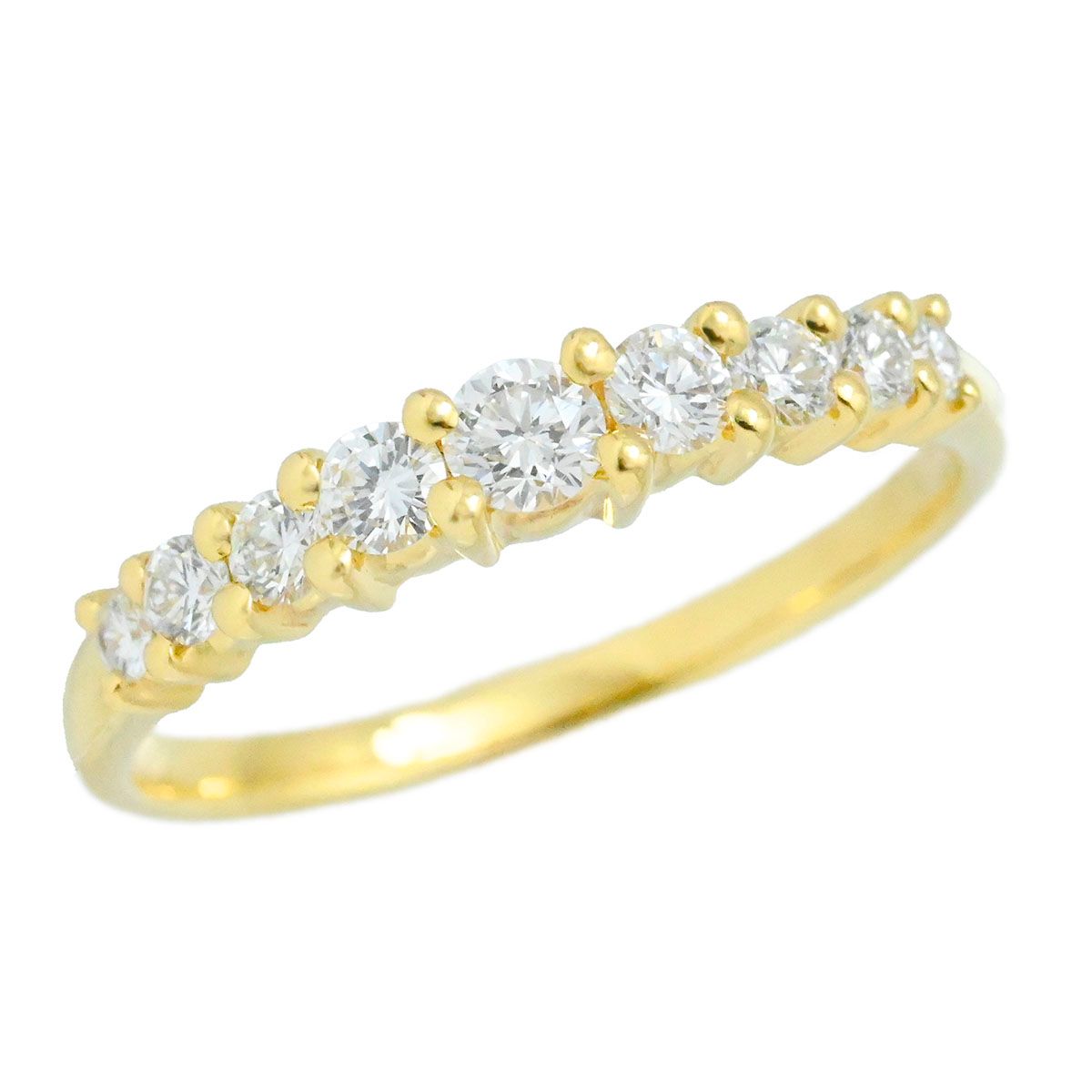 TASAKI 0.34ct K18WGハーフエタニティ ダイヤモンド リング 【公式通販】