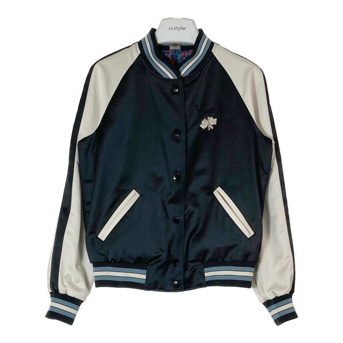 コーチ リバーシブル スタジャン 中古・古着通販】COACH (コーチ) リバーシブルスカジャン ピンク