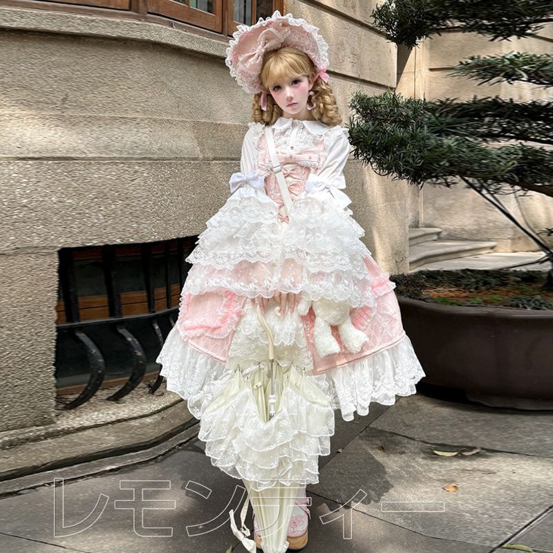 豪華JSKロリータワンピース 姫袖付き