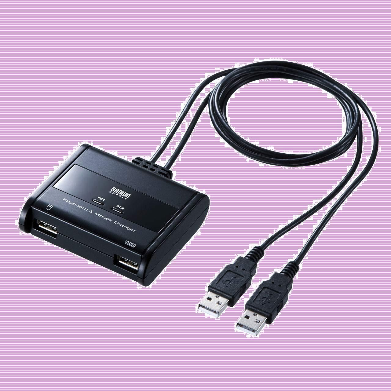 【人気商品】キーボード・マウス用パソコン切替器(2:1) SW-KM2UU Supply) サンワサプライ(Sanwa