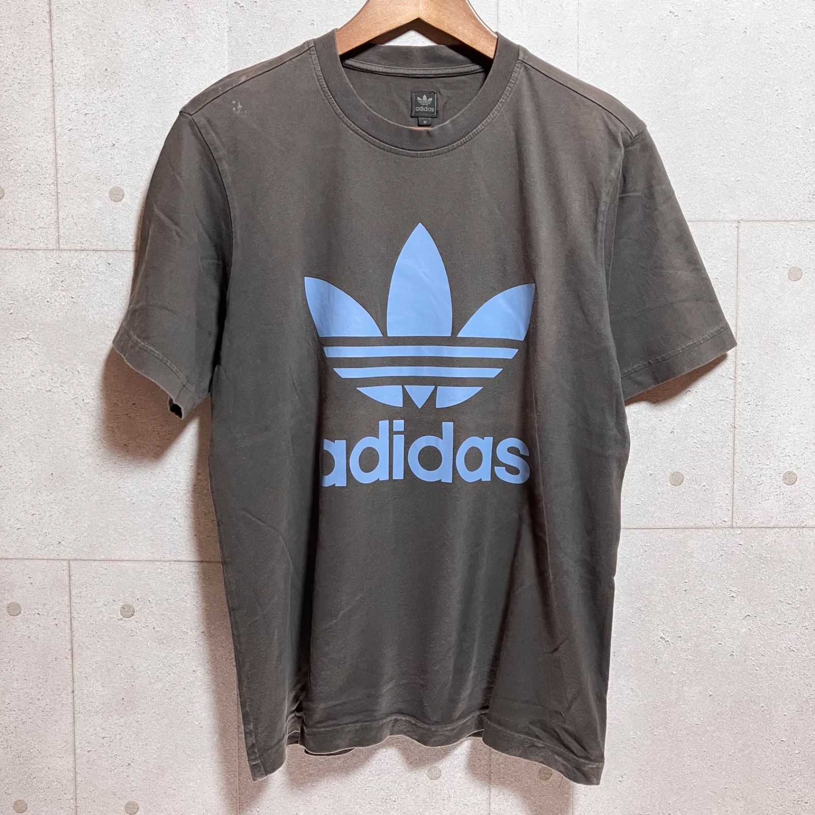 90ｓ ａｄｉｄａｓ デカロゴ Ｔシャツ ヴィンテージ 半袖 ウェア tシャツ 90s アディダス ビンテージ半袖ボーダーTシャツ USA製 デカロゴ