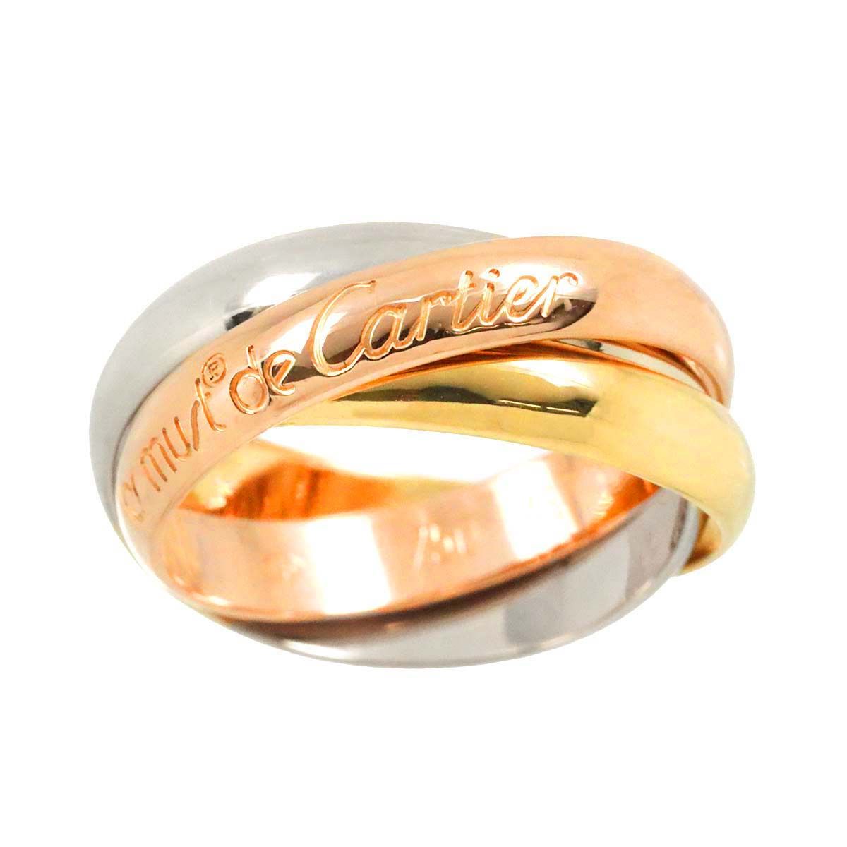 カルティエ スリーカラーリング 52号 62号 Cartier カルティエ