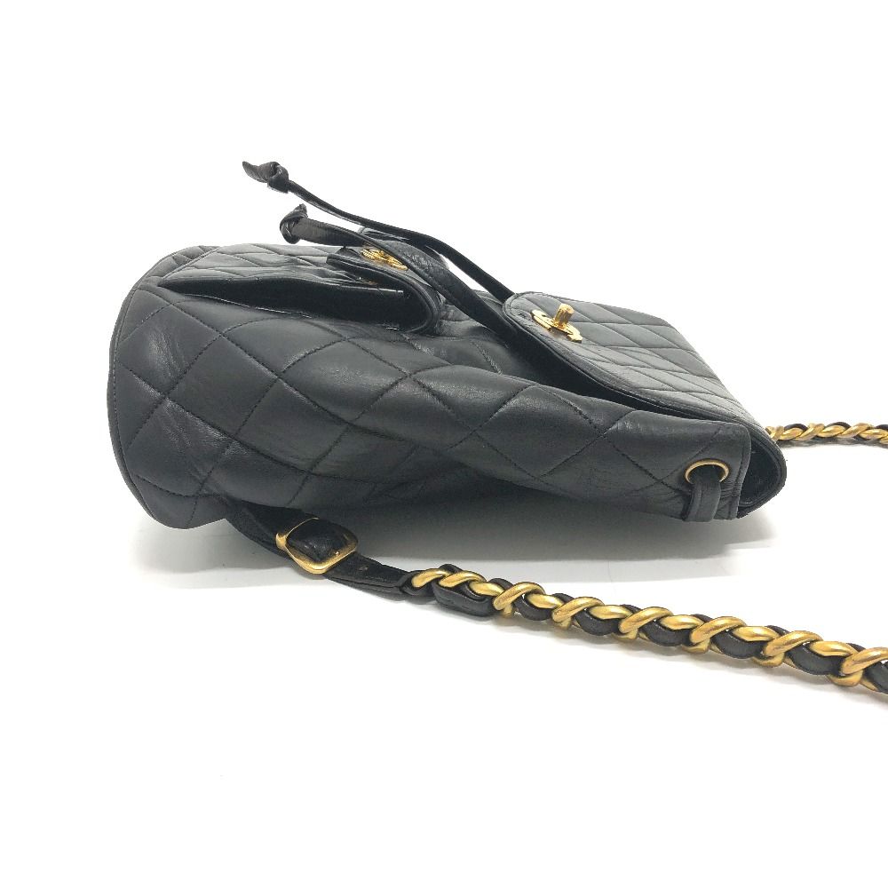 L*U様 LULUシャネル マトラッセ ターンロック ラムスキン