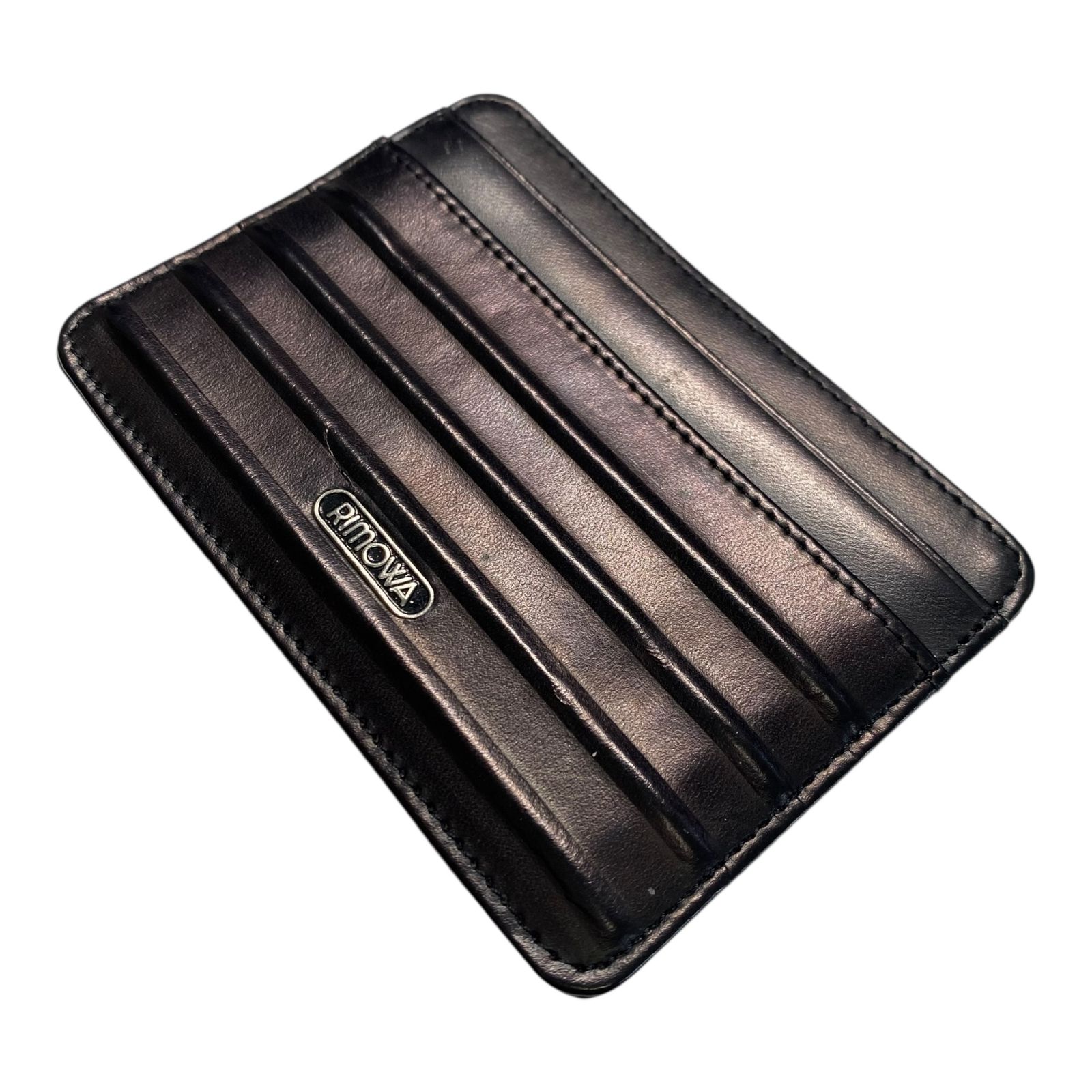 中古品】 RIMOWA リモワ カードケース ブラック BLK メンズ