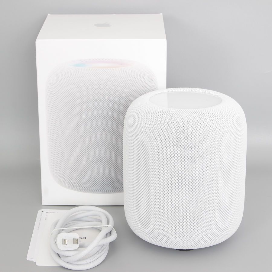 美品】Apple HomePod 第2世代 MQJ83J/A ホワイト ホームポッド ...