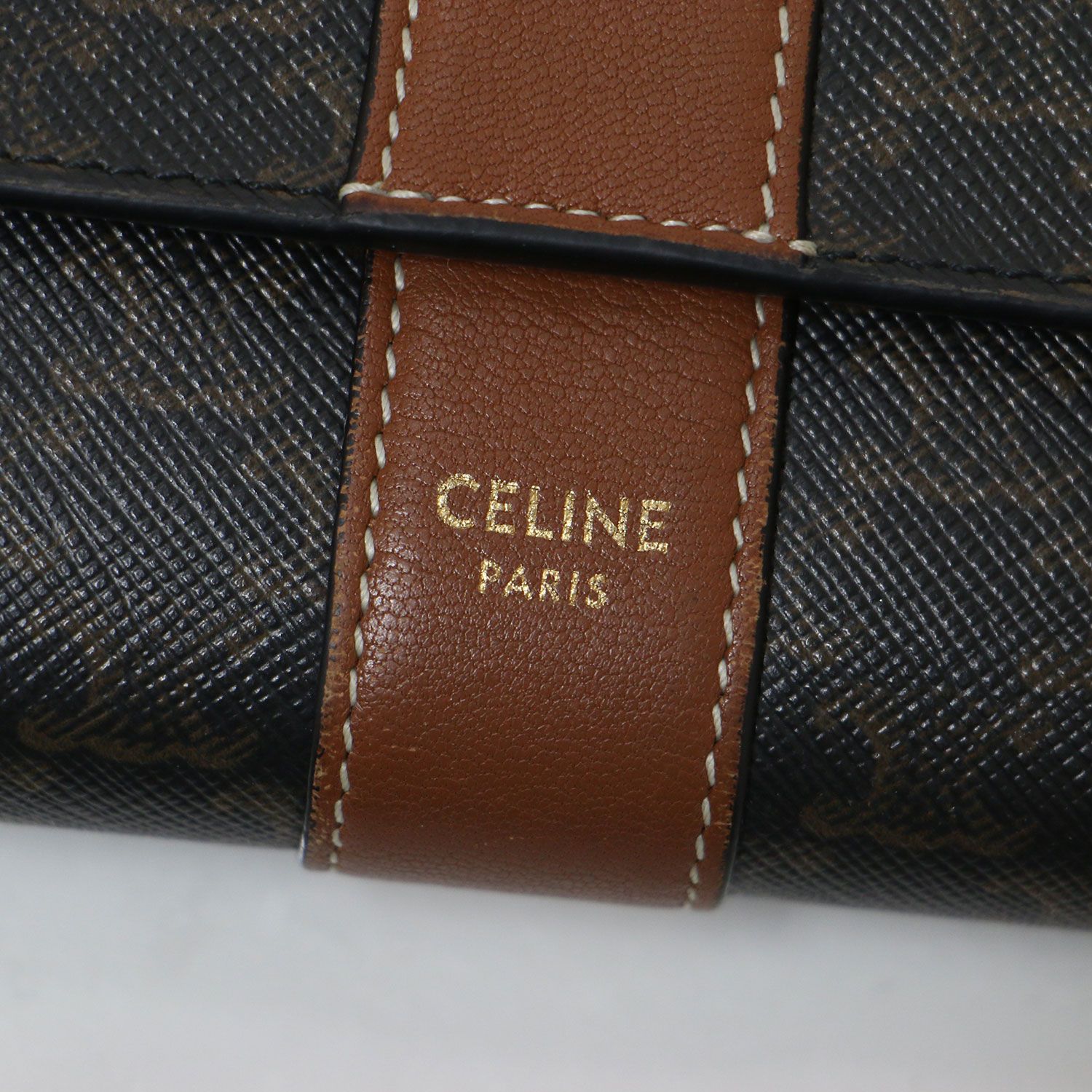 CELINE セリーヌ 財布 ブラウン系 スモール トリフォールド ウォレット 