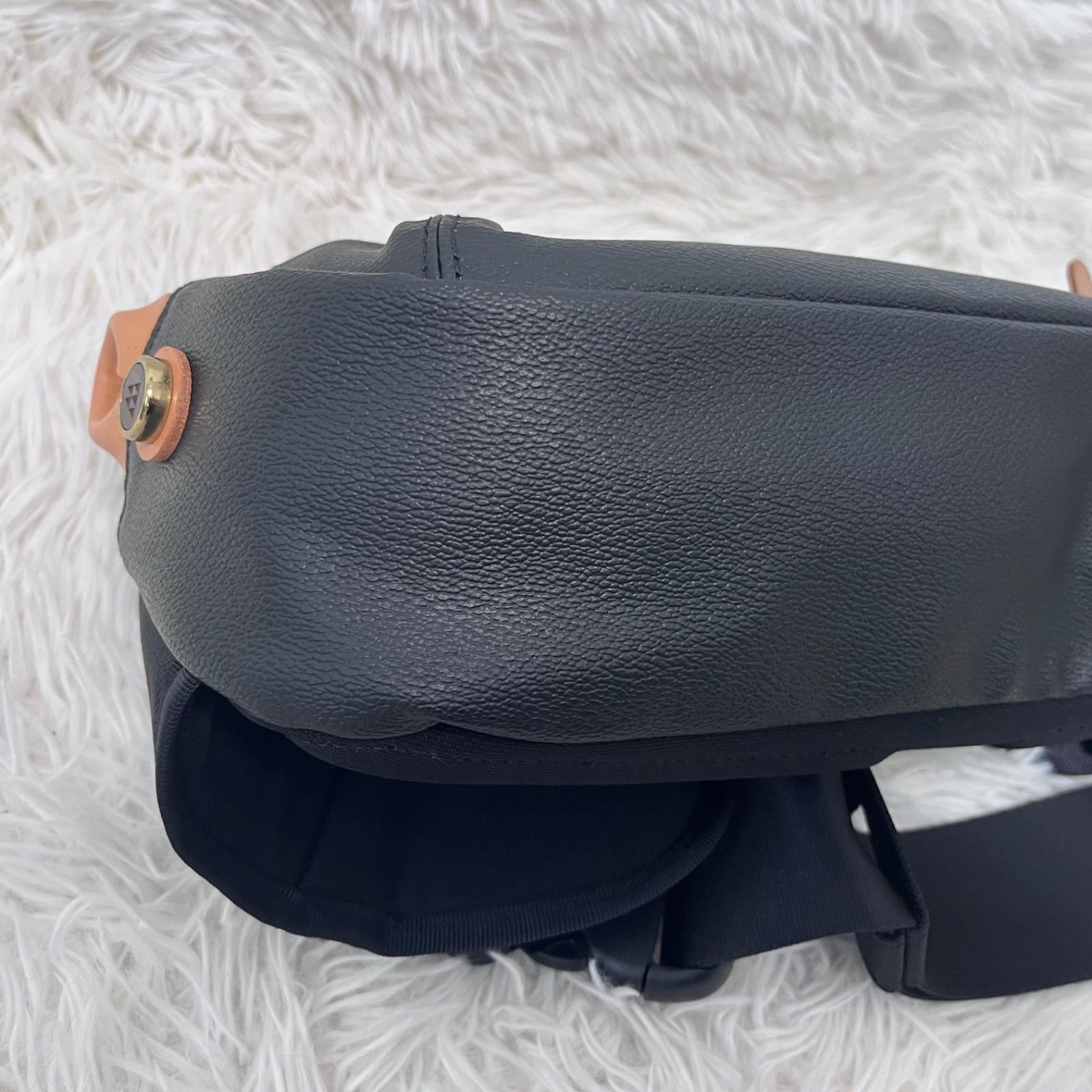 美品 FIVE WOODS ボディバッグ【PLATEAU】 ブラック 新品未使用 FIVE WOODS レザー ボディバッグ PLATEAU ブラック
