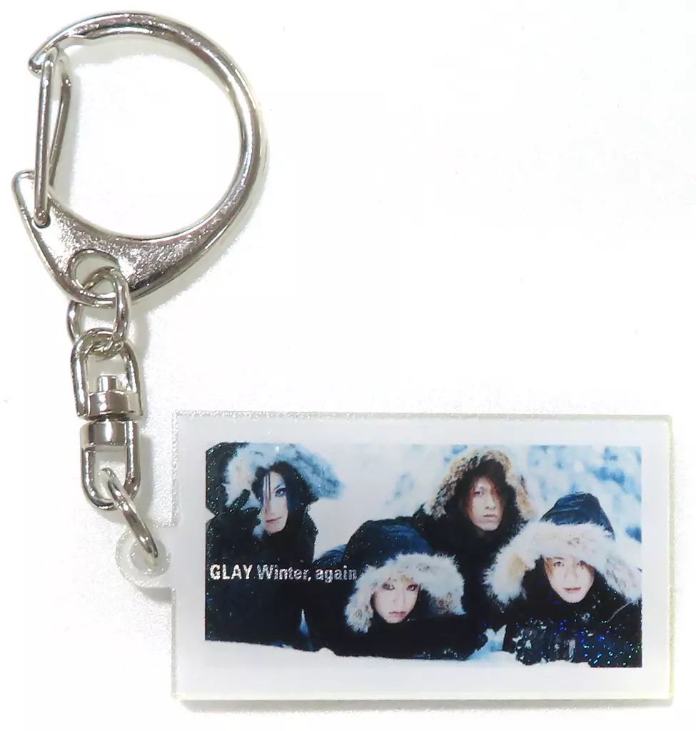 【☆RedRose☆ 】GLAY シングルジャケットキーホルダー 中古】キーホルダー GLAY シングルジャケットキーホルダー