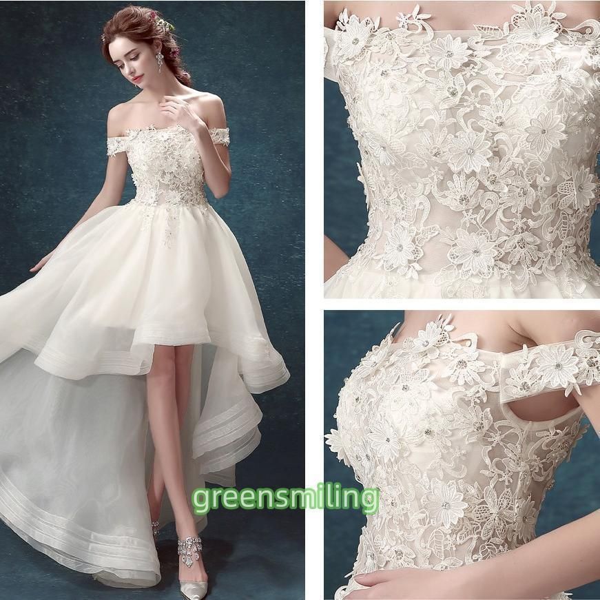 【新品未使用】パーティードレス 結婚式 ウエディングドレス 花嫁 二次会ドレス ウェディングドレス 二次会 結婚式 披露宴 ブライダル ロング