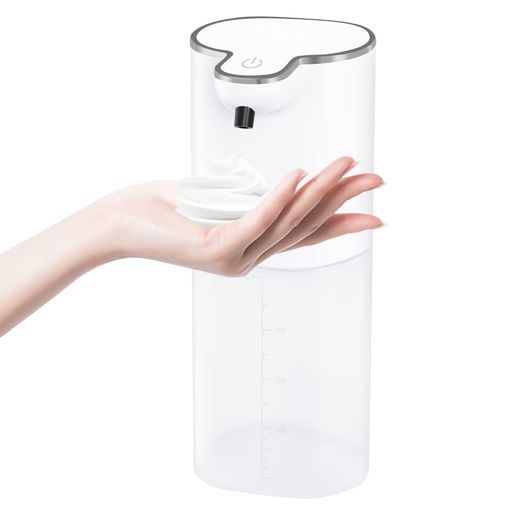 kihutorソープディスペンサー泡自動ハンドソープディスペンサーオートディスペンサー400mlUSB充電式ディスペンサー壁掛け吐出量4段階調節高感度センサー非接触式半透明ボトルIPX5防水キッ…