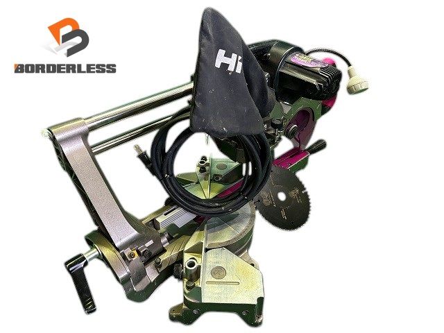 HITACHI 日立工機 100V 165mm 卓上スライド丸のこ C6RSHC レーザー ライト付 卓上スライドマルノコ 木工用 切断機 108176