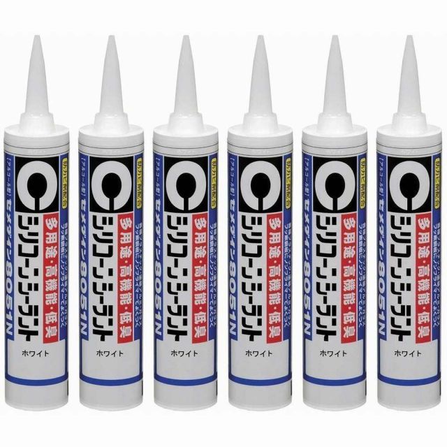セメダイン ８０５１Ｎ ホワイト ３３０ｍｌ ＳＲ−１４２ 6個セット