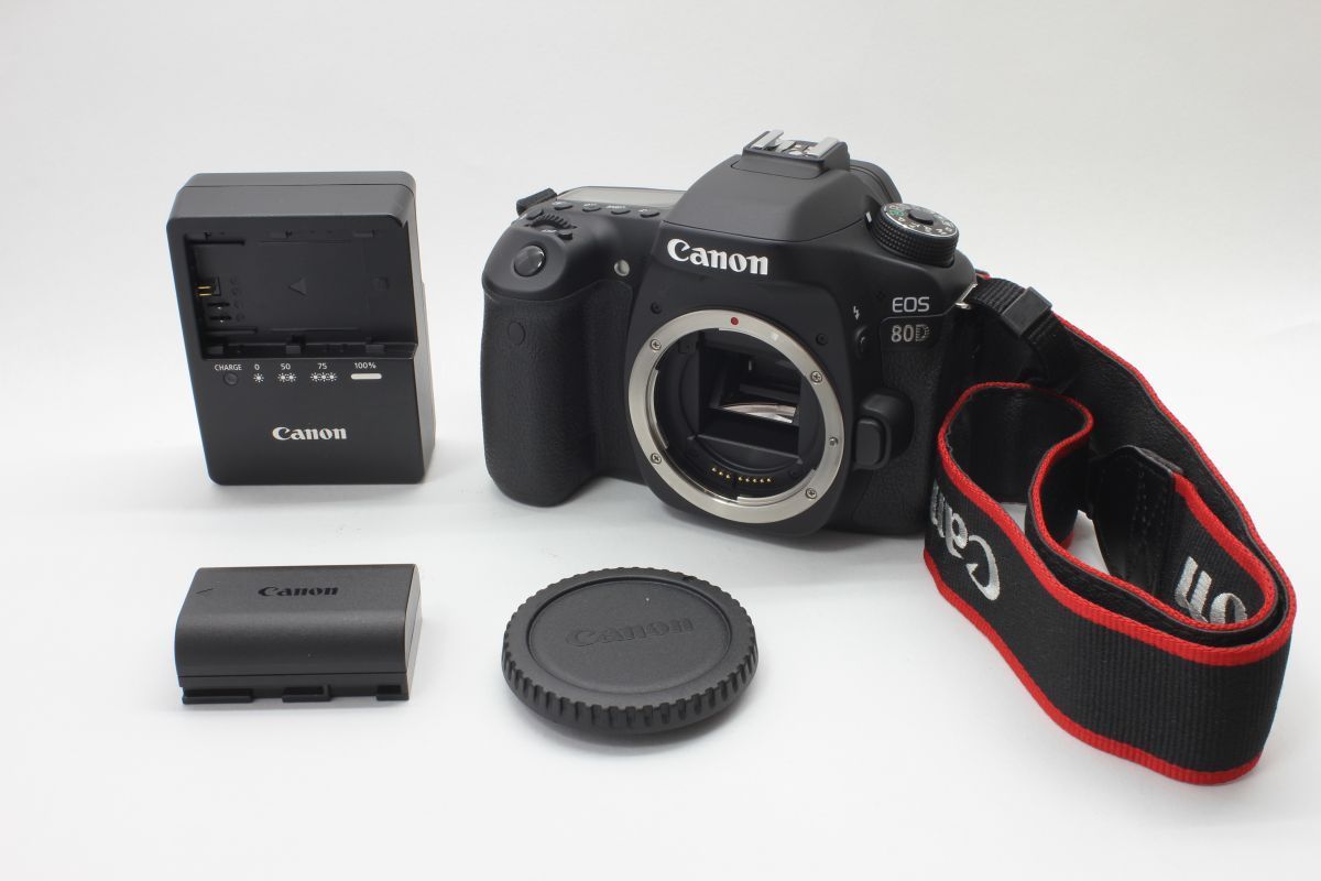 （美品）キャノン　Canon EOS 80D（バッテリー x 2） Canon 80D battery: what are the options?