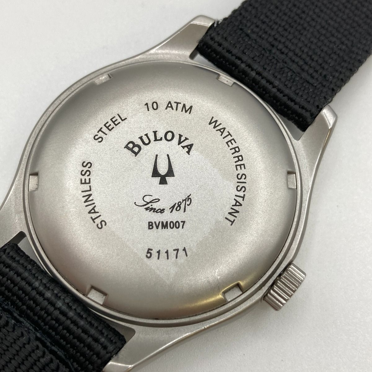 ◎◎BULOVA ブローバ 腕時計 クォーツ メンズ BVM007 ブラック