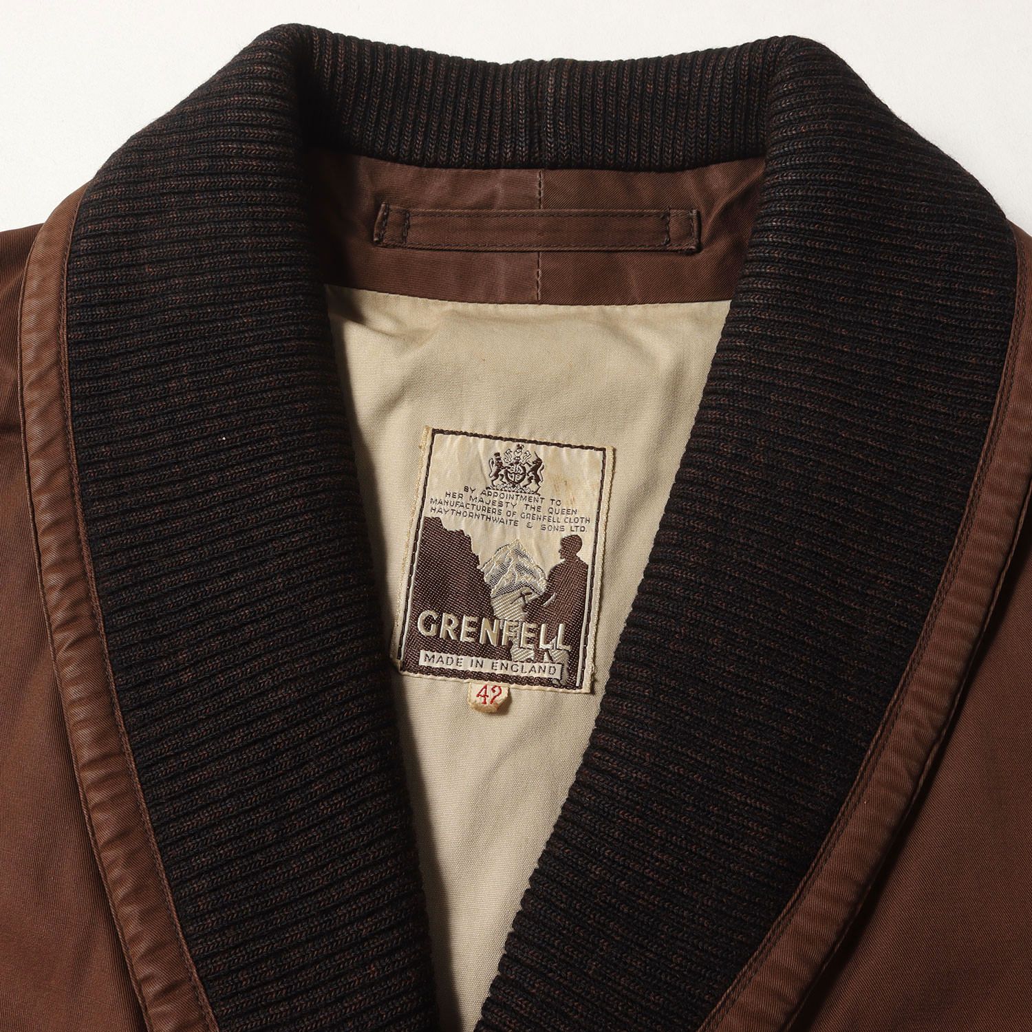GRENFELL グレンフェル ジャケット ブラウン サイズ:42(XL) | 希少 山