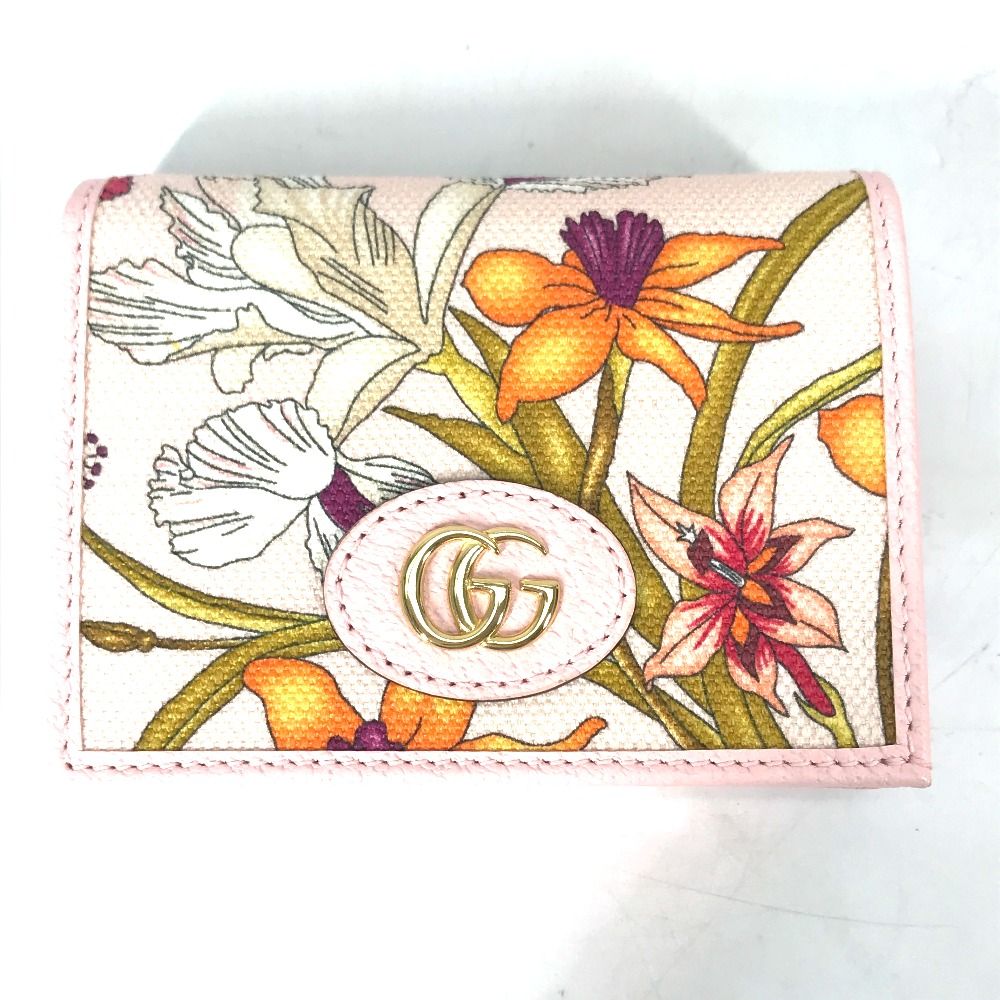 GUCCI グッチ 2つ折り財布 コンパクトウォレット 577347 キャンバス