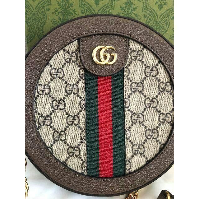 極美品】GUCCI グッチ GG オフディア ミニ ラウンド ショルダーバッグ - メルカリ