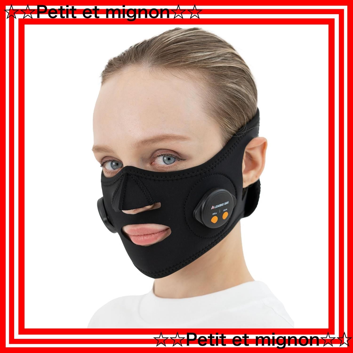 PLEASINGSAN 美顔器 EMS フェイスベルト グッズ Amazon.co.jp