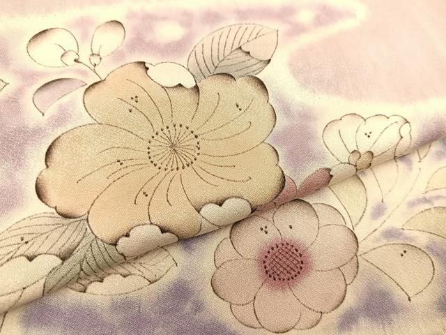平和屋着物□訪問着 辻が花 手描き 絞り 正絹 逸品 BAAS4762gt