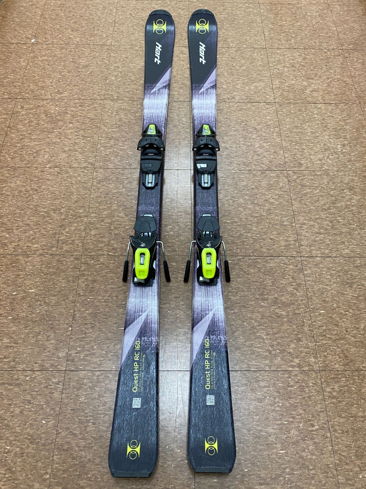 □Hart ハート QUEST HP RC 160 カービングスキー 160cm ビンディング 