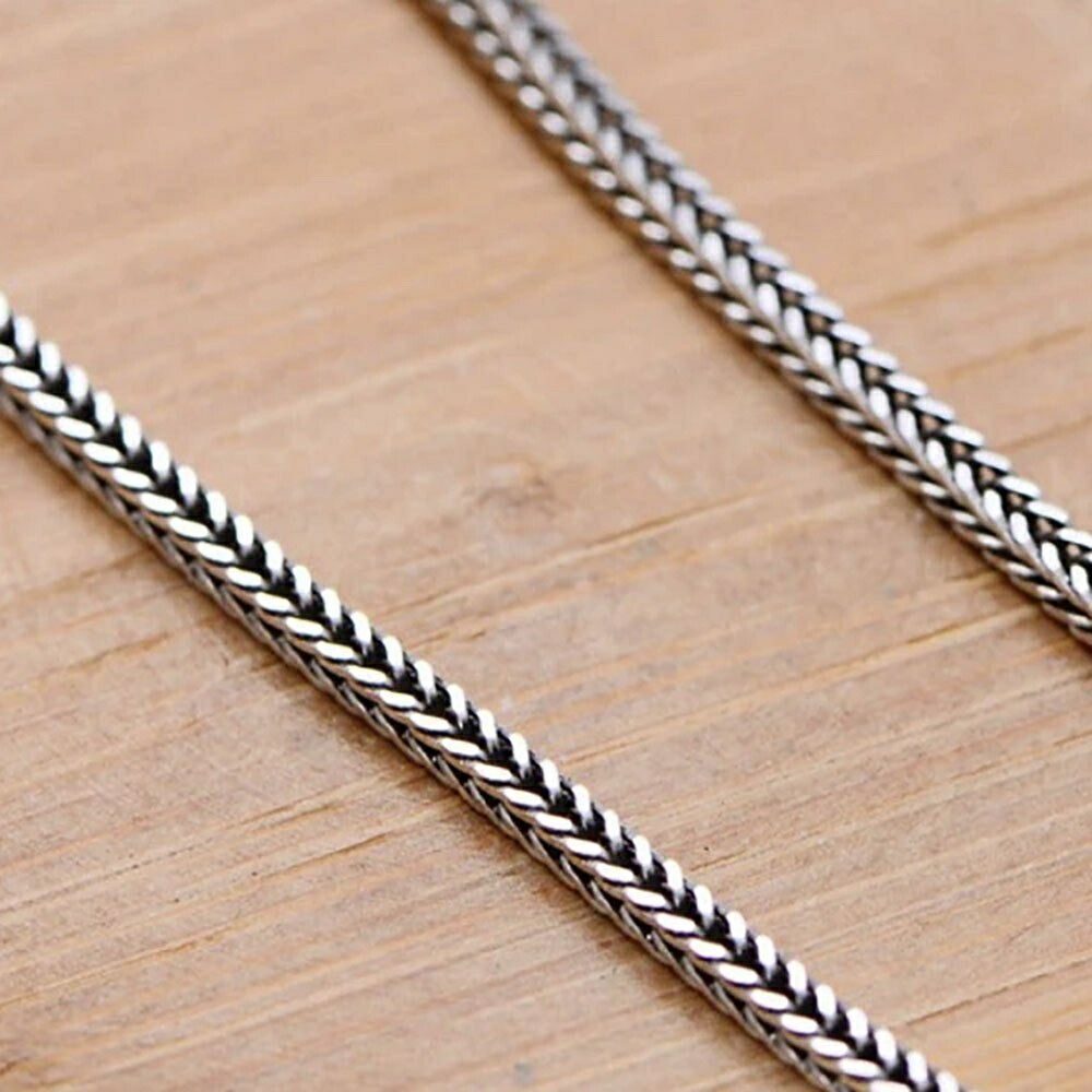 ネックレス ピュアシルバー silver 925 スネークチェーン アクセ