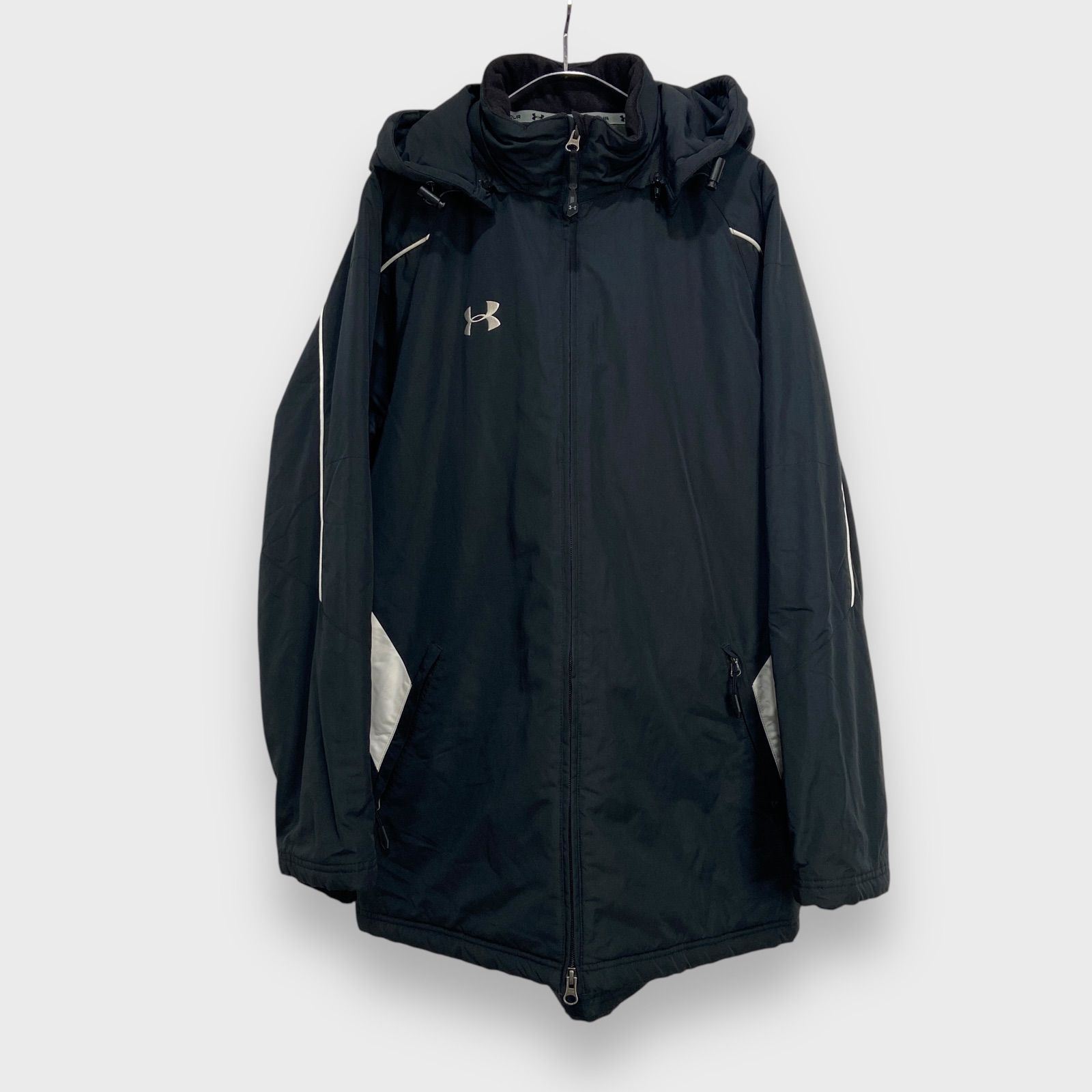under armour☆アンダーアーマー☆中綿ジャケット☆L☆黒☆K24M - メルカリ