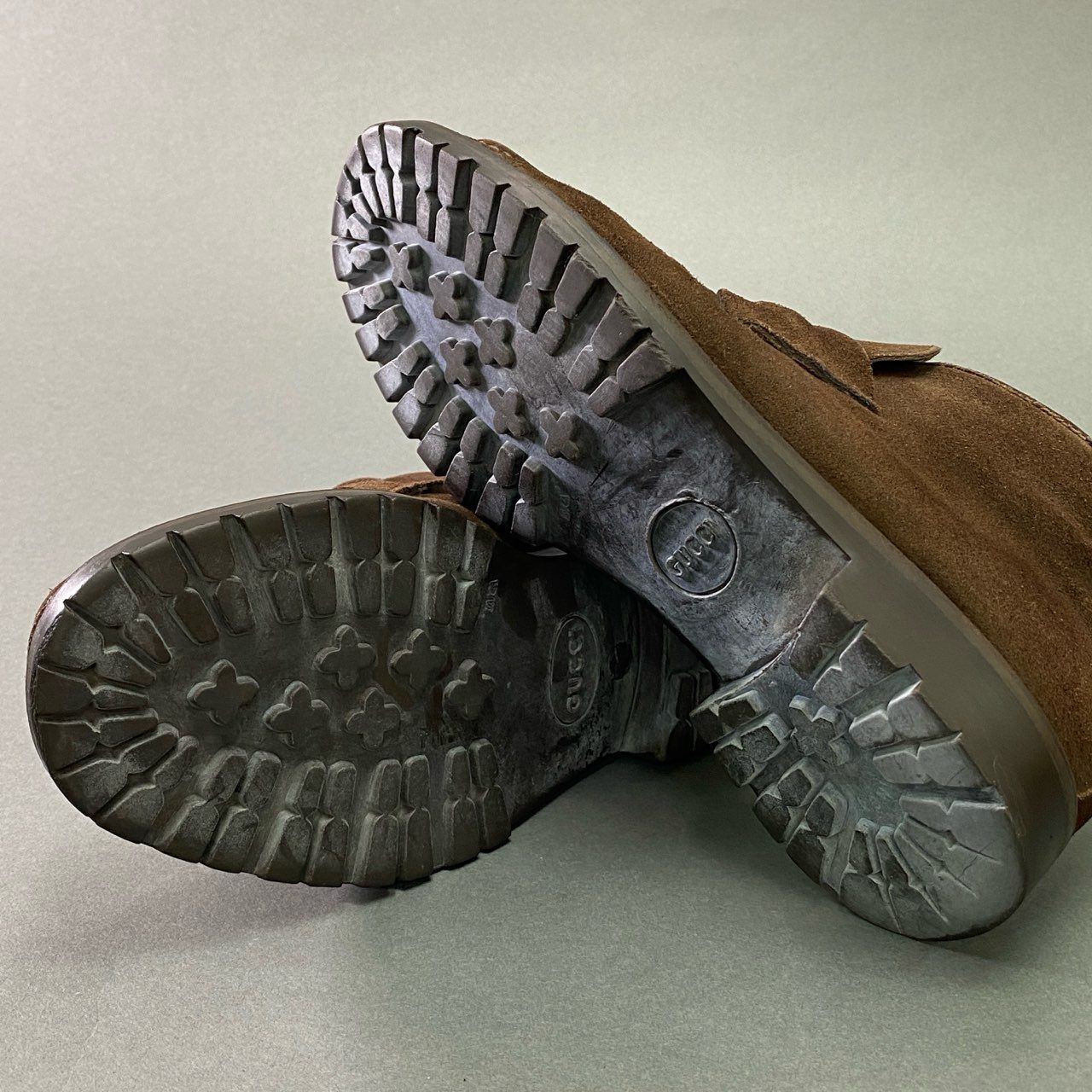 3c3 GUCCI グッチ ホースビット チャッカブーツ ショートブーツ