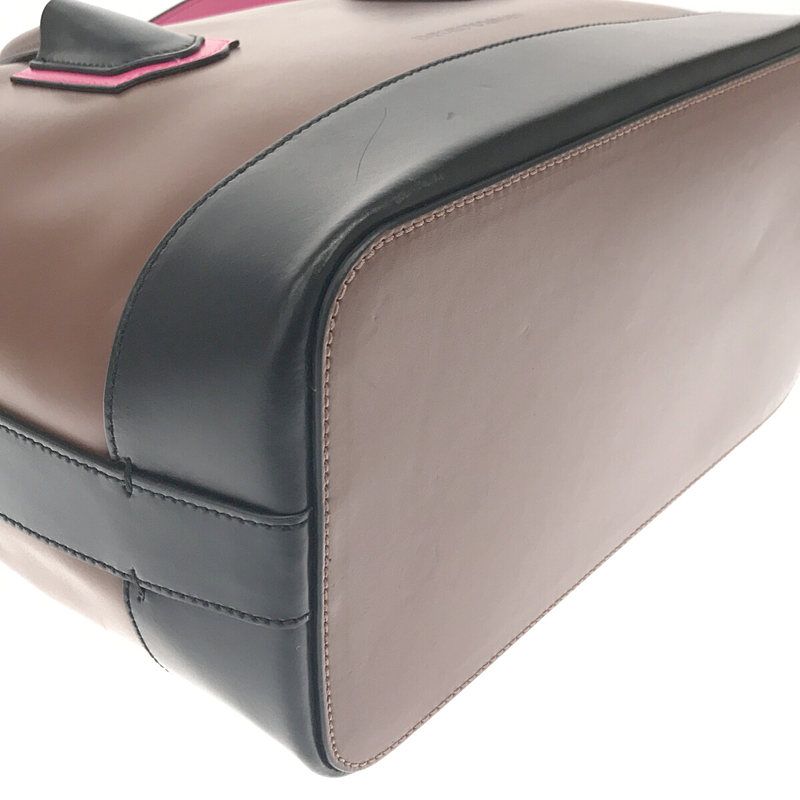 美品】 EMPORIO ARMANI / エンポリオアルマーニ | レザー ミニボストン