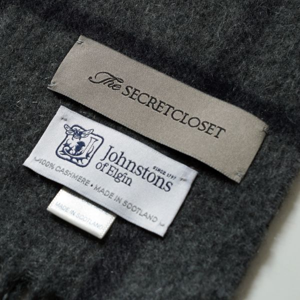 SOLD Johnstons ジョンストンズ カシミヤ大判ストール The