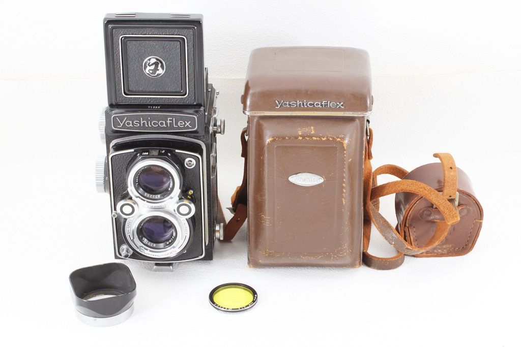完動品◎YASHICAFLEX 新B型 二眼レフ フィルムカメラ ケース付き #92